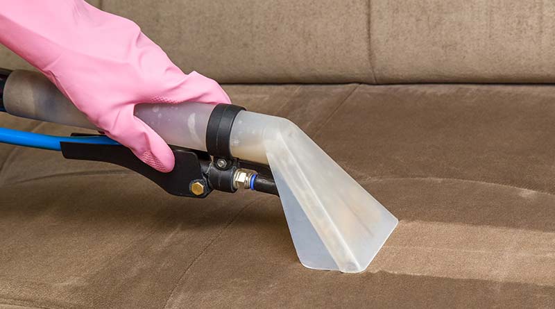 cleaning a couch