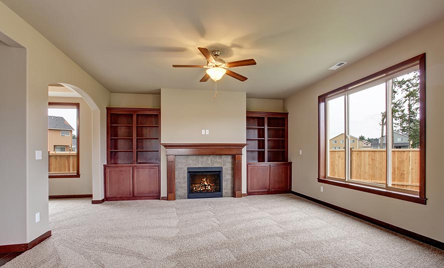 clean living room